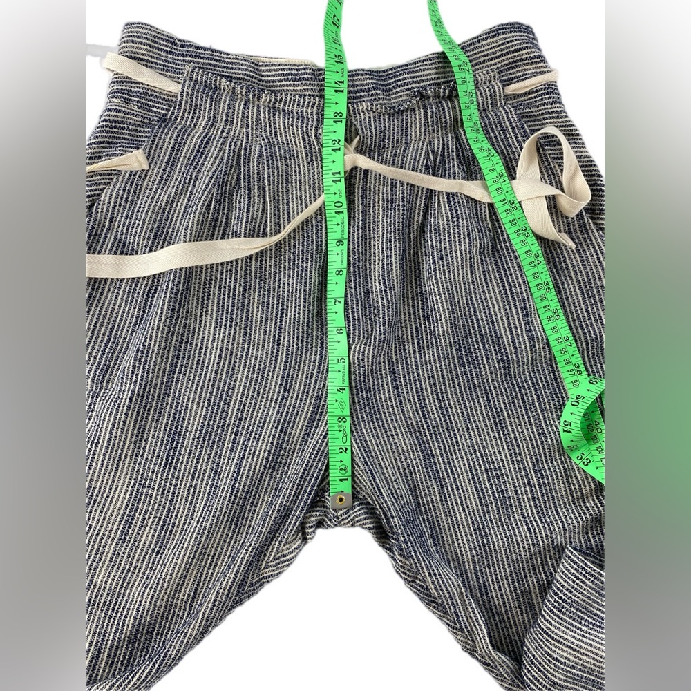 Free People Light at Sunrise Crop High Waist Pant in Blue size 6 - Picture 6 of 11